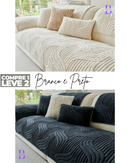 [COMPRE 01 LEVE 02] Capa de Sofá Retrátil Behy+ 2 Capas de Almofadas  (2,3 e 4 Lugares)