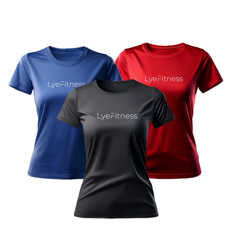 Kit Com 3 Camisetas Performance LyeFitness