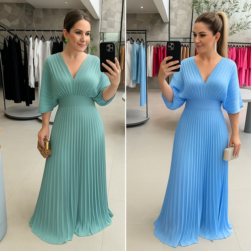 Vestido Isis – Leve, Versátil e Encantador! 🔥 A Black Friday já começou!