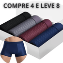 Kit 8 Cuecas Premium Respiráveis - Bamboobox® [PAGUE 4 LEVE 8] + Brinde (6 Meias)