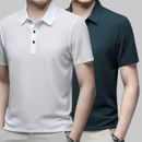 Kit 2 Camisas Polos Seda Gelo Premium - Fresh®