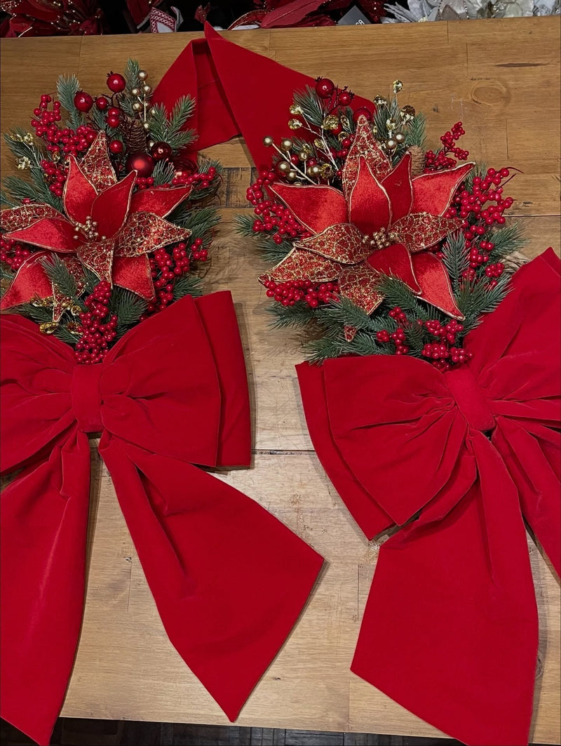 Escapulário Natalino de Veludo para Porta de Entrada – 2,10m x 40cm