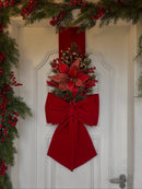 Escapulário Natalino de Veludo para Porta de Entrada – 2,10m x 40cm