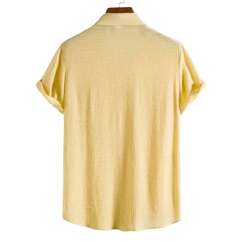 Camisa Masculina Manga Curta Modern