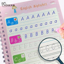 Caderno De Caligrafia Reutilizável Mágico Inteligente Para Crianças