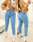 Calça Jeans Mom Estefane