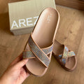 Sandália Slide Arezzo Strass Lara Brizza Z191240003