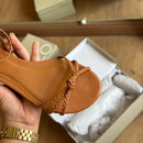 Sandália Rasteira Arezzo Tiras Trançadas A130650075