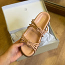 Sandália Papete Arezzo Tiras Nós A120160197