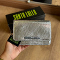 Bolsa Santa Lolla Material Metalizado e Floater Alça Transversal 0470.4597