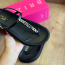 Sandália Rasteira Arezzo Slim Strass Lara Z191140022