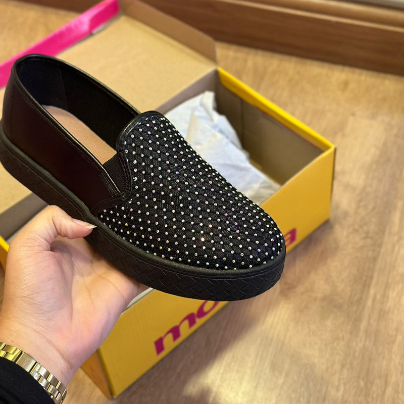 Slip On Casual Moleca com Brilho 5712.332