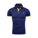 Kit 5 Camisetas Polo Premium - Giraffe® Branco, Azul, Cinza, Vermelho e Preto