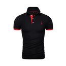 Kit 5 Camisetas Polo Premium - Giraffe® Branco, Azul, Cinza, Vermelho e Preto