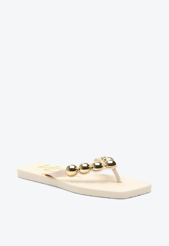 Flat Tulum Fancy Flops Bege