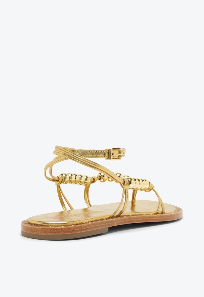 Flat Greta Dourada