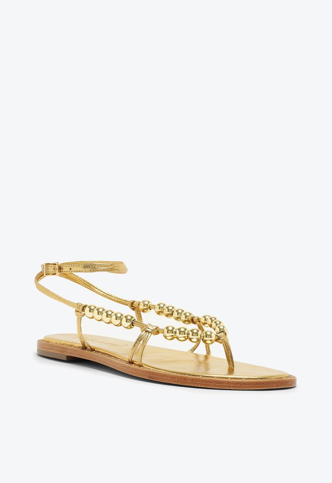 Flat Greta Dourada