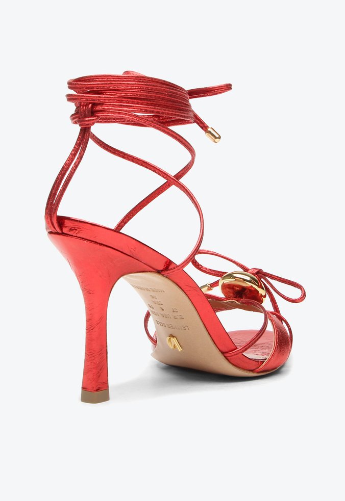 Sandália Crystal Vermelho