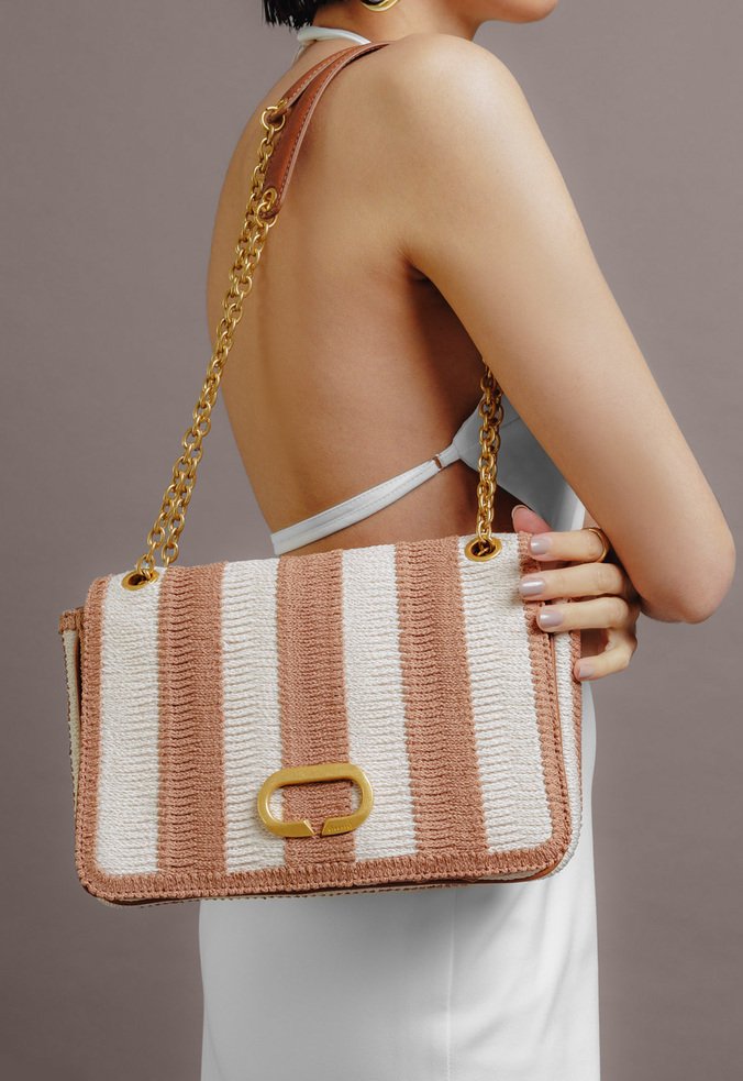 Bolsa Shoulder Melina Média Marrom