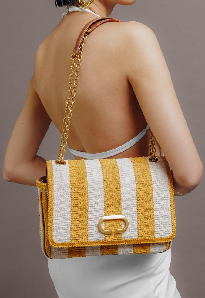 Bolsa Shoulder Melina Média Amarelo