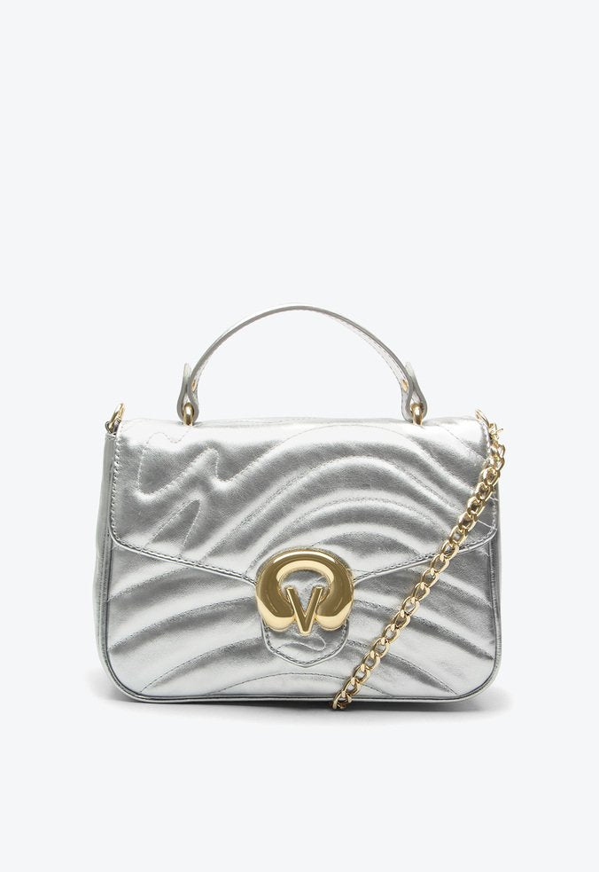 Bolsa Tiracolo Lily Média Prata