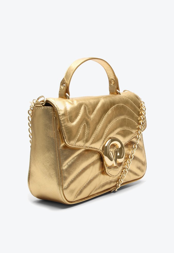 Bolsa Tiracolo Lily Média Dourada