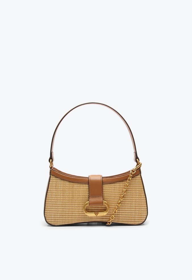 Bolsa Shoulder Veronika Pequena Bege