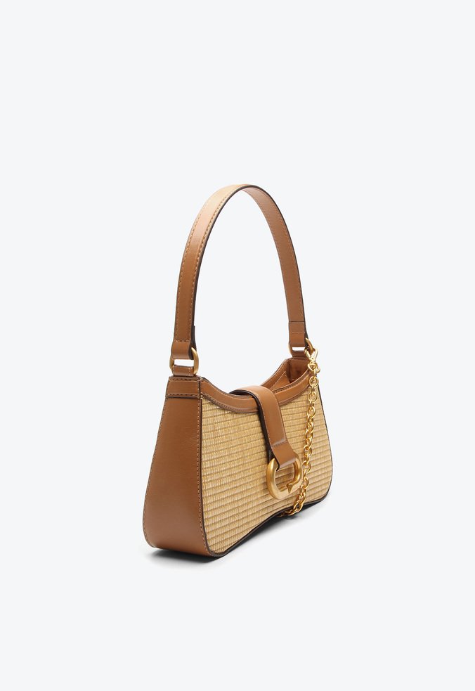 Bolsa Shoulder Veronika Pequena Bege