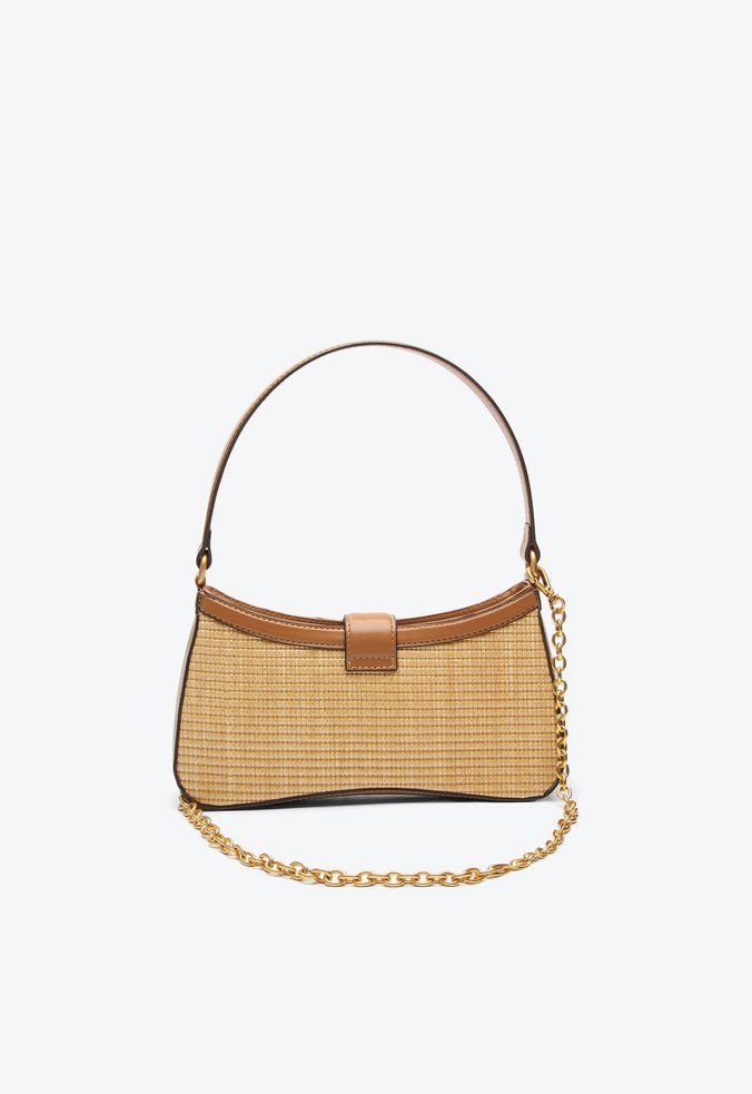 Bolsa Shoulder Veronika Pequena Bege