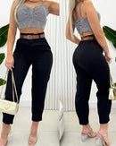 Calça Alfaitaria Cinto Ayumi