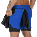 Short Masculino Kaisen 2 em 1 Ultra Performance + Proteção UV