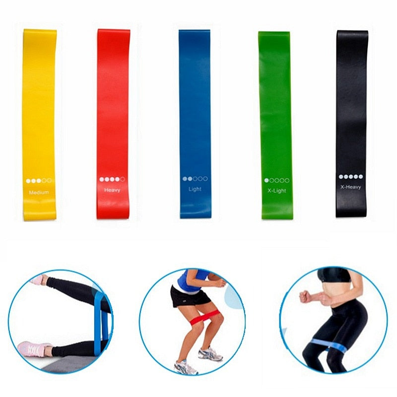 Conjunto Com 5 Elásticos Para Treino SuperFlex Pro