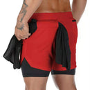 Short Masculino Kaisen 2 em 1 Ultra Performance + Proteção UV