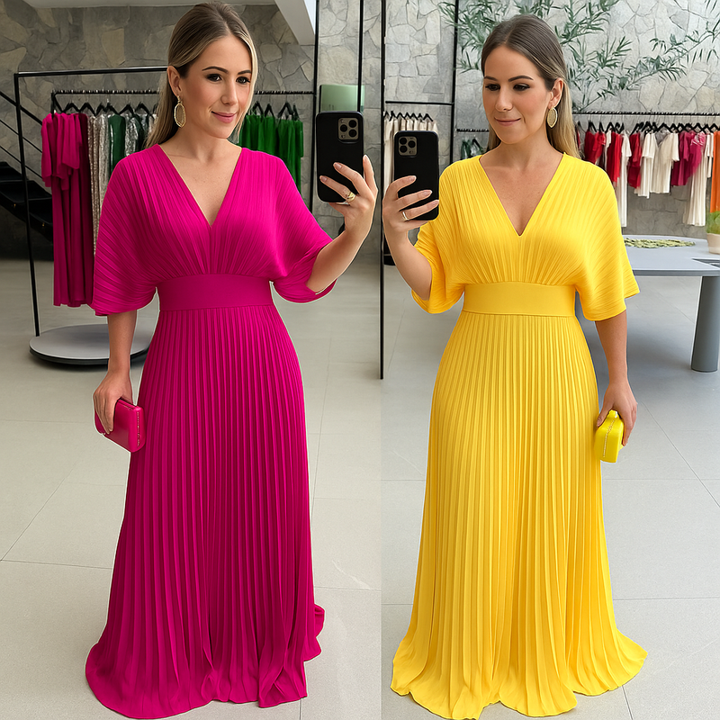 Vestido Isis – Leve, Versátil e Encantador! 🔥 A Black Friday já começou!