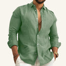 Camisa de Linho Masculina Verano