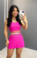 Conjunto Isadora — short-saia