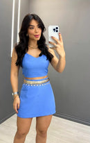 Conjunto Isadora — short-saia