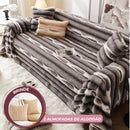 Refúgio Macio - Manta Capa Protetora de Sofá Anti-Risco Animal + BRINDE