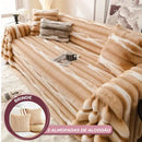 Refúgio Macio - Manta Capa Protetora de Sofá Anti-Risco Animal + BRINDE